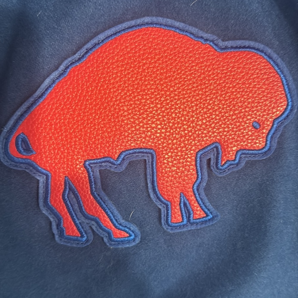 Alpha Industries Historic MA-1 Buffalo Bills Wool Varsity Bomber Jacket.  NWT - Picture 9 of 16